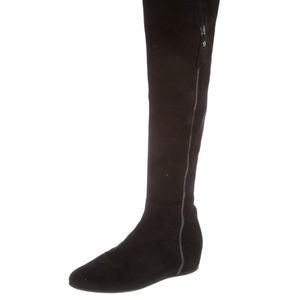 Stuart Weitzman Suede Knee-High Boots, Size 5
